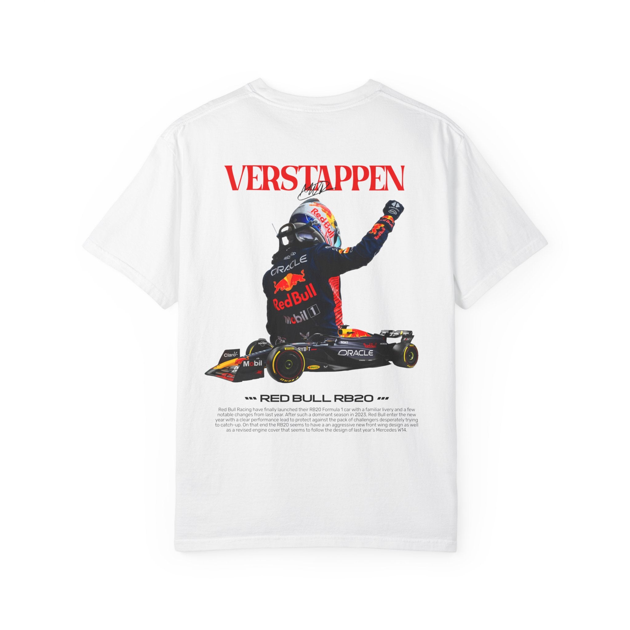 F1 Racing Driver Graphic T-Shirt — Verstappen Tribute
